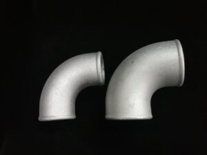 90 Degree Cast Aluminum Elbow - Tight Radius(Non-Polished)